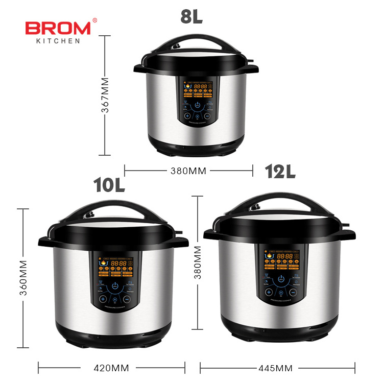 microwave smart aluminum stainless steel canning pot steam high large electric rice cooker commerical industrial pressure cooker