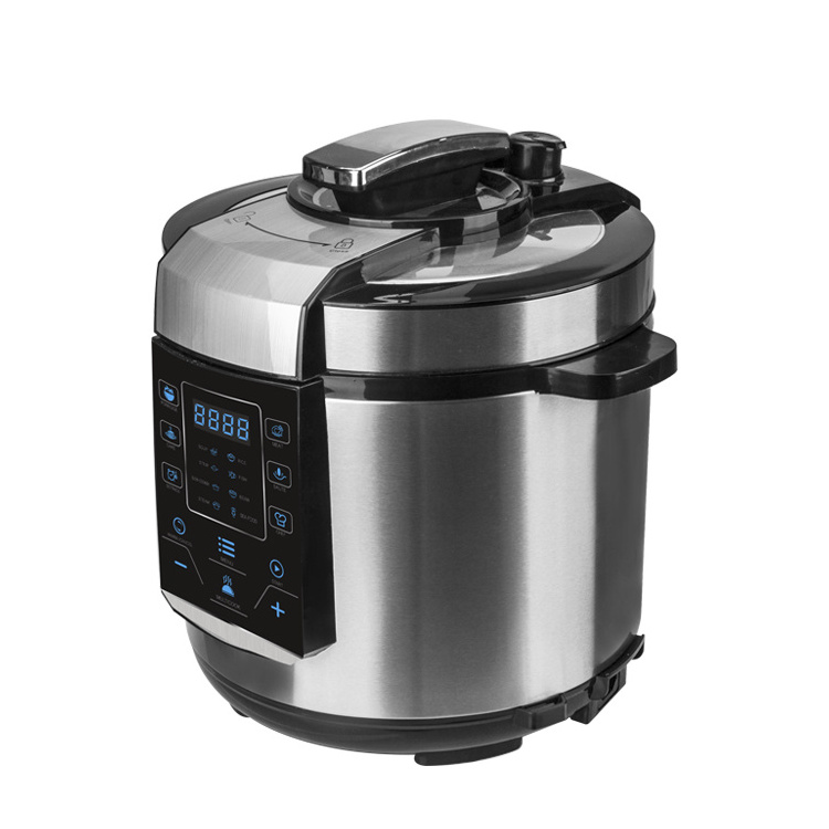 1000w electric pressure cooker 6 quart multi rice cooker 14-in-1 programmable stainless steel pot