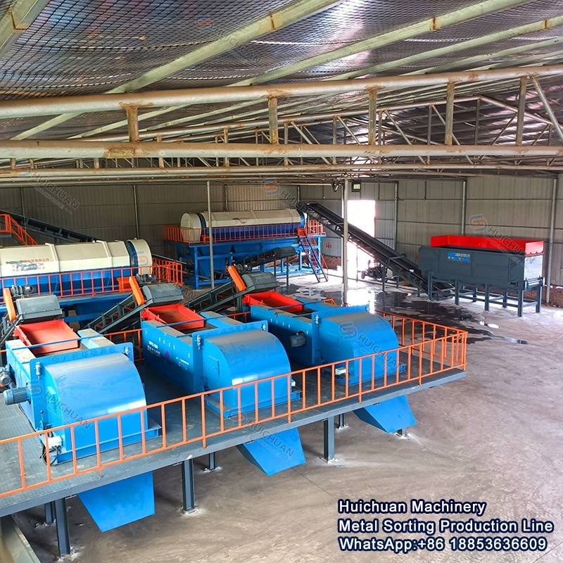 China Factory Direct Sales 400 Incinerator Bottom Ash Sorting Line Waste Steel Recycling Eddy Current Sorter