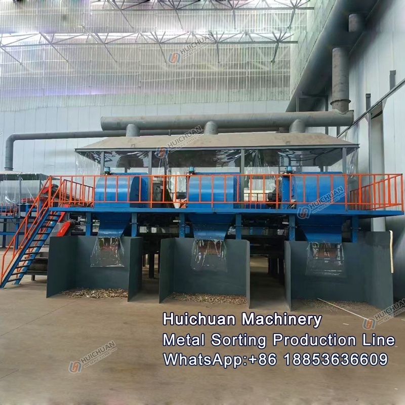 China Factory Direct Sales 400 Incinerator Bottom Ash Sorting Line Waste Steel Recycling Eddy Current Sorter