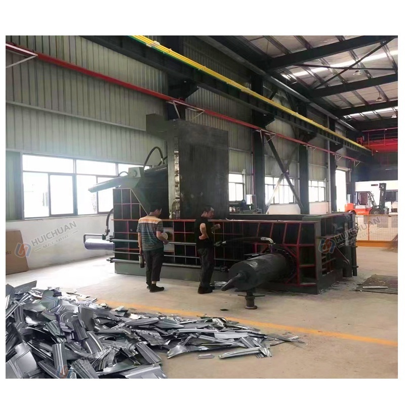 Shear Baler Machine Metal Compress Baler Machine Two Baler Ram Metal Horizontal 400,000 Hydraulic Scrap Metal New Product 2020