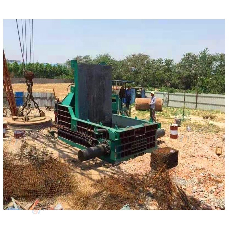 Shear Baler Machine Metal Compress Baler Machine Two Baler Ram Metal Horizontal 400,000 Hydraulic Scrap Metal New Product 2020