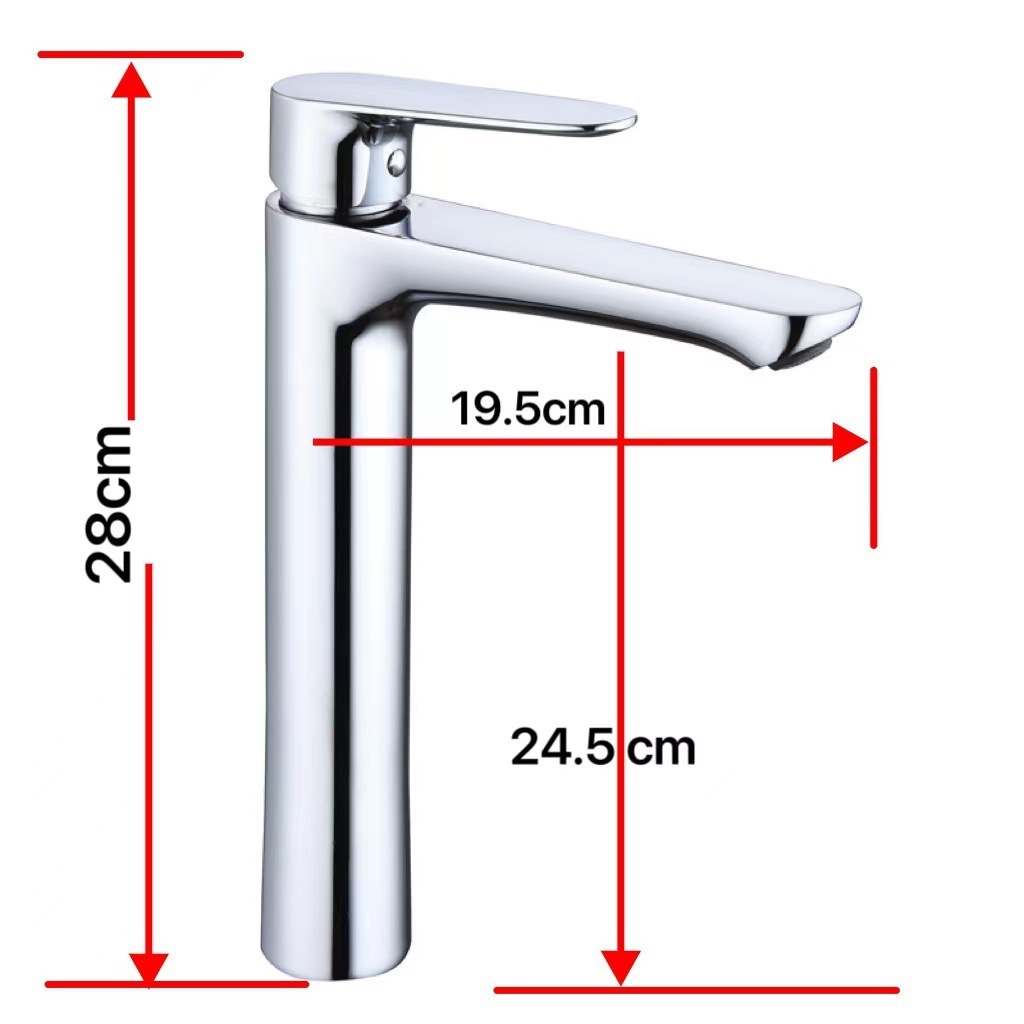 Traditional Contemporary Basin Faucet Water Taps High Quality Single Handle Single Hole Deck Mounted Ceramic Core Faucets