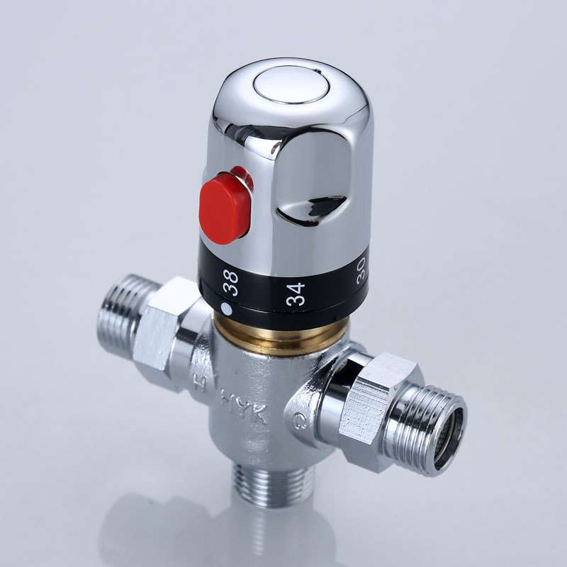 Brass Material Chrome Plated Hot & Cold Mixer Water Thermostatic Mixing Valve