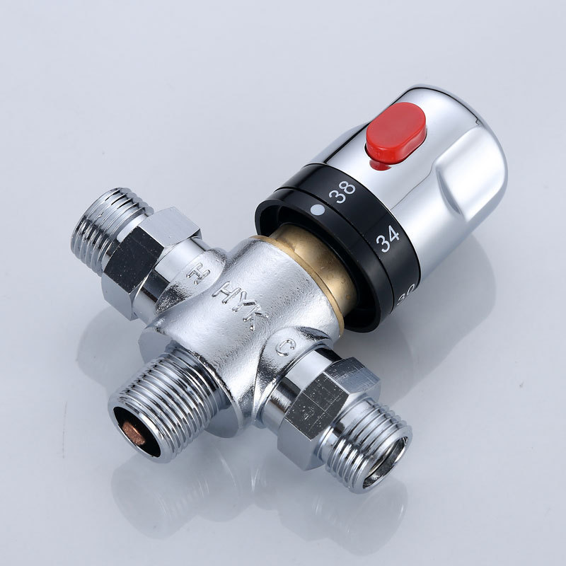 Brass Material Chrome Plated Hot & Cold Mixer Water Thermostatic Mixing Valve