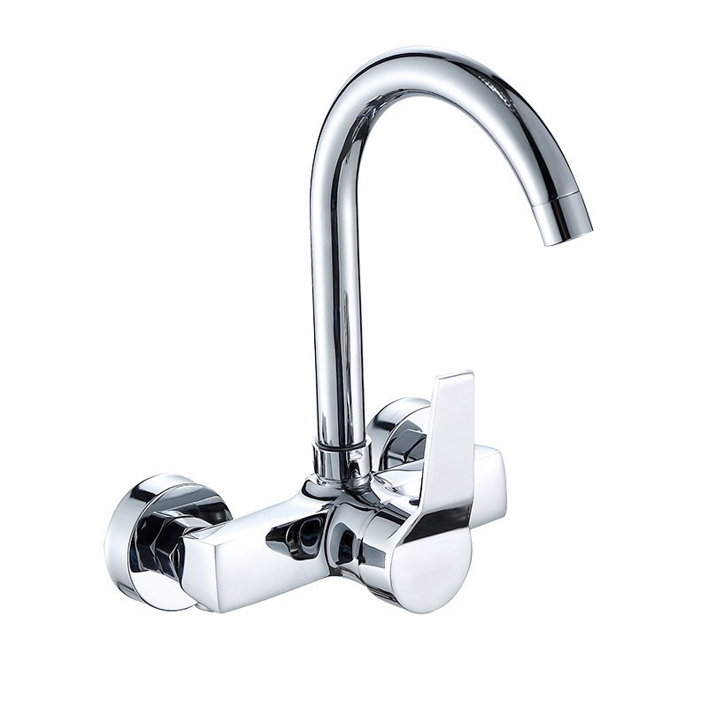 Hot Sales Hot and Cold Water Sink Faucet Single Handle Wall Mount Bar Mixer Faucet For Kitchen