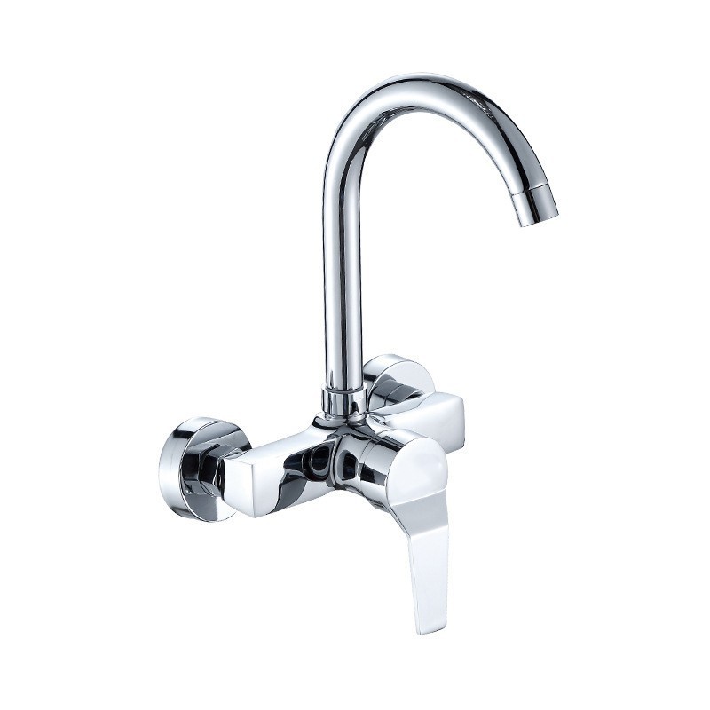 Hot Sales Hot and Cold Water Sink Faucet Single Handle Wall Mount Bar Mixer Faucet For Kitchen