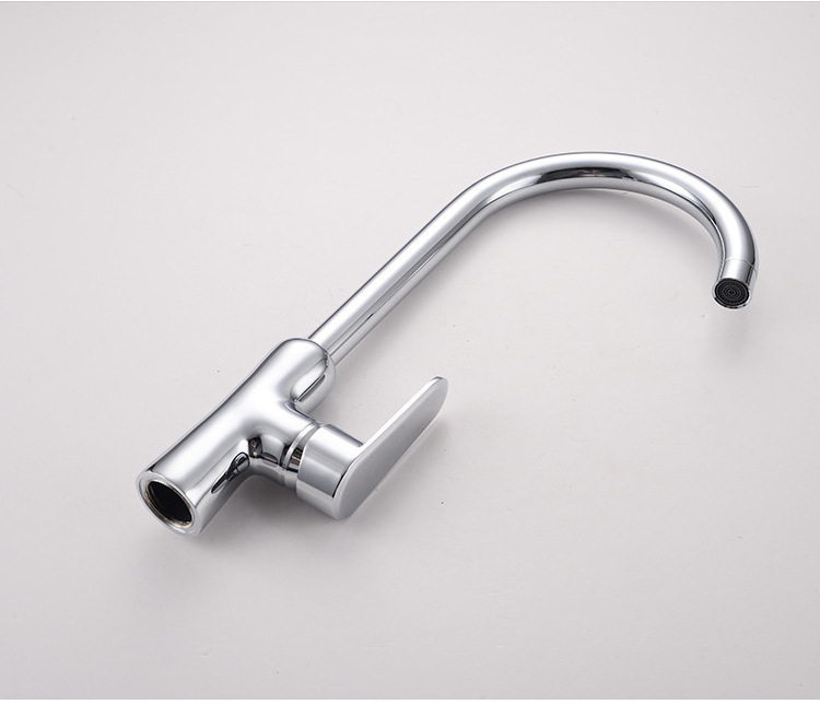 Modern Gun Gray Hot And Cold Water Tap Brass Mixer Sink Faucet Chrome Finish Kitchen Taps