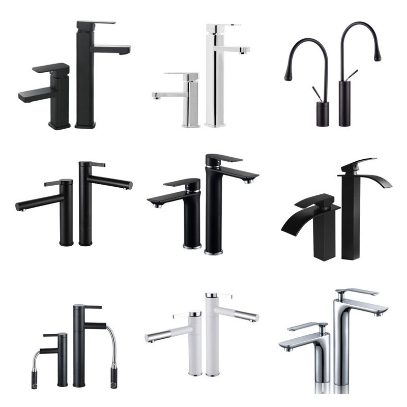 Latest Design Single Handle Pull Out Water Bath Shower Mixer Taps Basin Faucet Economical Bathroom Faucets