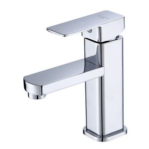 Cheap bathroom brass chrome single handle wash basin faucet