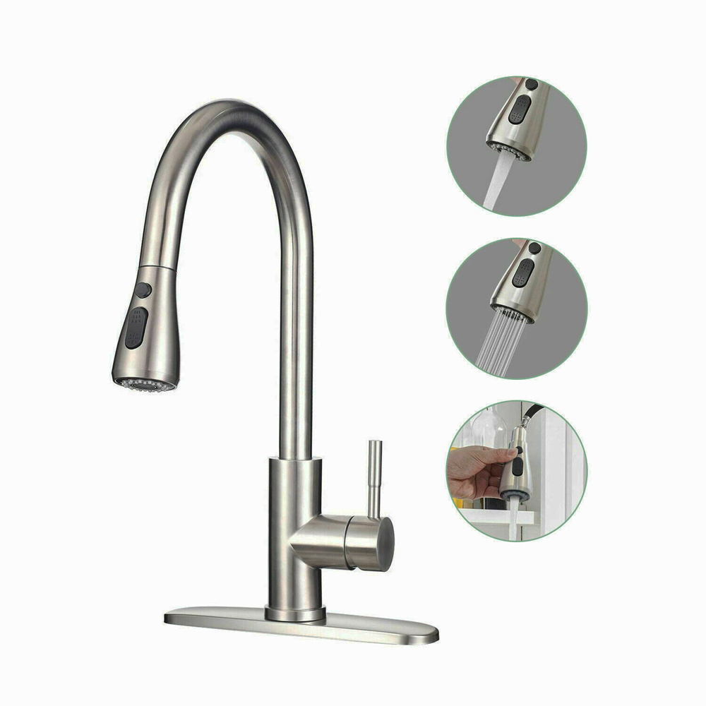 mounted Bathroom basin faucets Kitchen Faucet Spray Stretchable Pull Down Out Kitchen Faucet