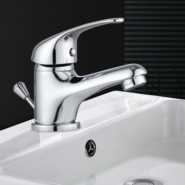 Custom Design Water Basin Tap High Standard Cheaper Chrome Sink Sanitary Bathroom Faucet Brass Wash Basin Mixer