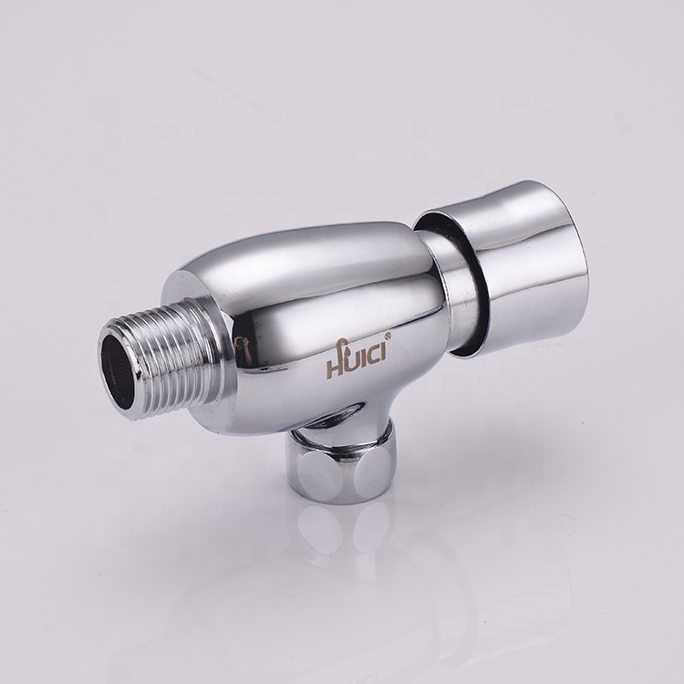 Zinc alloy chrome plating South American market Factory direct brass hand control urinal sensor flush valve