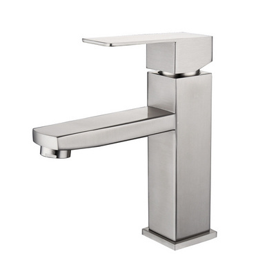 Hot Sale SUS 304 FAUCET Stainless steel Bathroom  Mixer Basin Water Taps Basin Faucet For Bathroom Basin Sink Tap Faucet