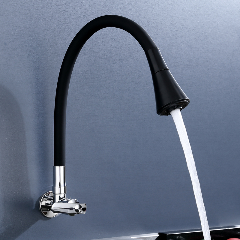 new design colorful flexible hose wall mounted kitchen sink tap Flexible Hose Neck Pull Down Kitchen Faucet Kitchen Sink Faucet