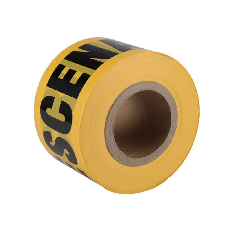 Yellow Roll Ground Detectable Metallic Custom Black Caution Warning Tape