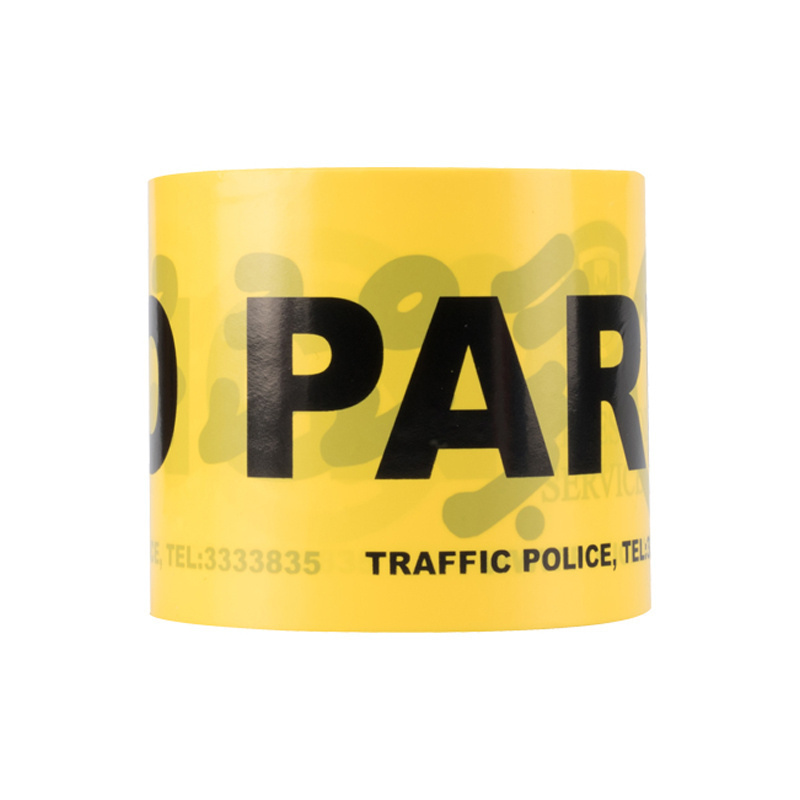 No-Adhesion Logo Warning Yellow PE Barrier Barriage Custom Caution Tape