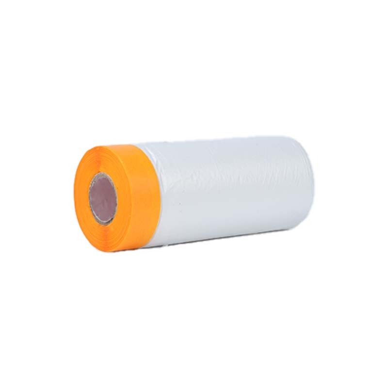 Paper Protective Film 1100Mm Drape Pre-Taped Customized Carpet Adhesive Protect Masking Plastic Tape