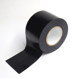 Black  Duct White Glue Adhesive Waterproof Pipe Wrapping Pvc Warp Tape