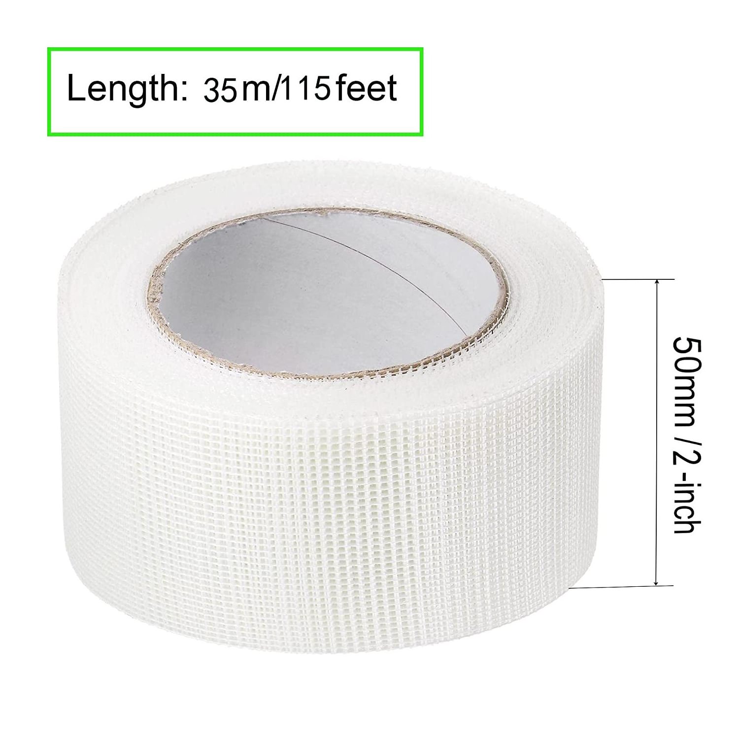 Sticky Mesh 5Cm Drywall Stress Crack Repair 6*6 Hole Fibreglass Adhesive Fiberglass Dry Wall Tape