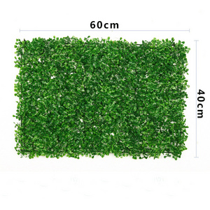 Huiran Artificial Grass Wall Panels Plastic Greenery Plant Wall Grass Artificial Grass Wall Backdrop For Garden Decor