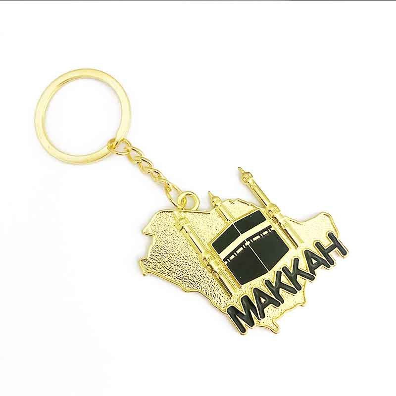 Huiran Islamic Keyring Custom Made Muslim Keychains Souvenir Mosque Keychain Muslim Favors Gift