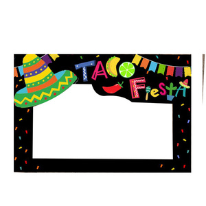 Mexican Decoration Photo Booth Frame for Carnival Fiesta Party Supplies