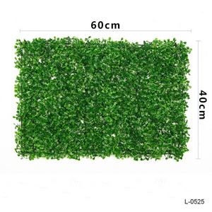 Artificial Grass Wall Panels Plastic Greenery Plant Wall Grass Artificial Grass Wall Backdrop For Home Restaurant Indoor Decor