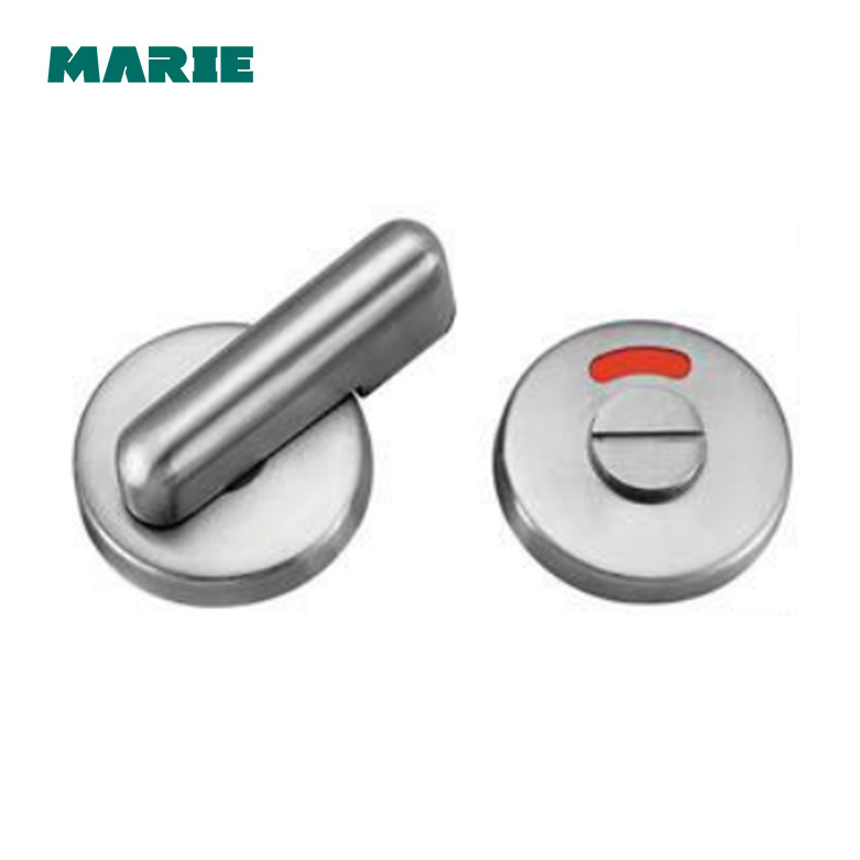 stainless steel construction bathroom hardware  door latch indicating bolt thumb turn lock