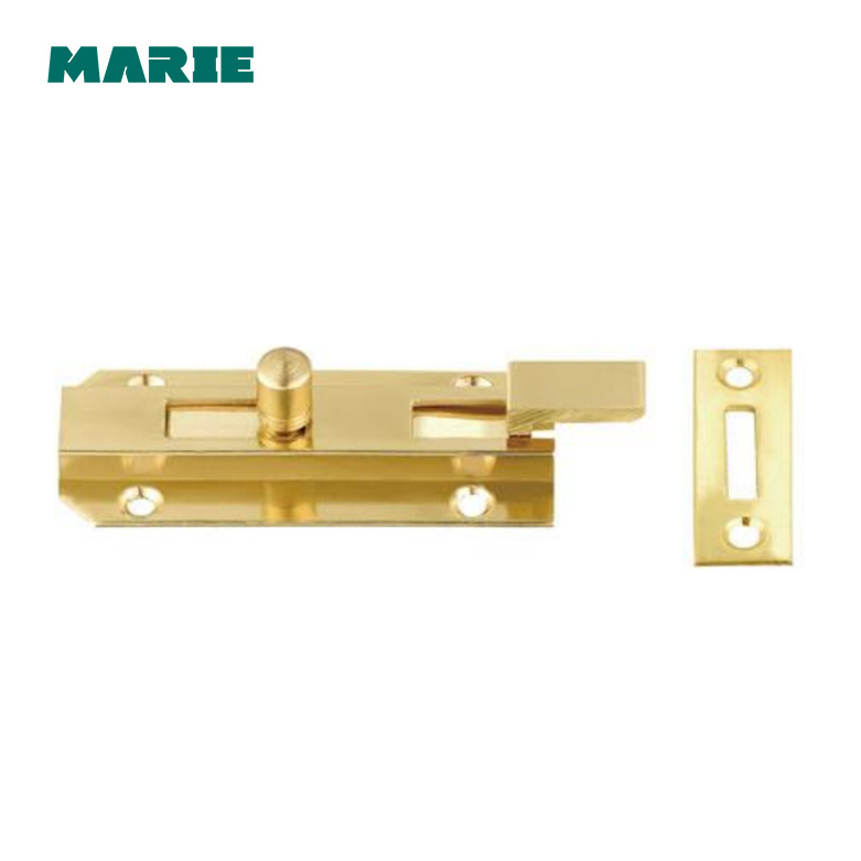 Brass flush door bolt