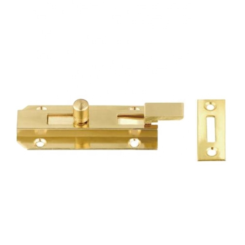 Brass flush door bolt