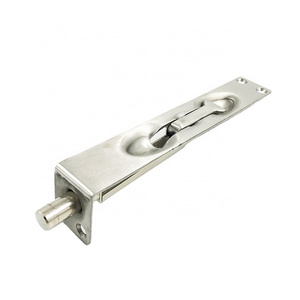 Latch lever action flush box slide door lock bolt in stainless steel material