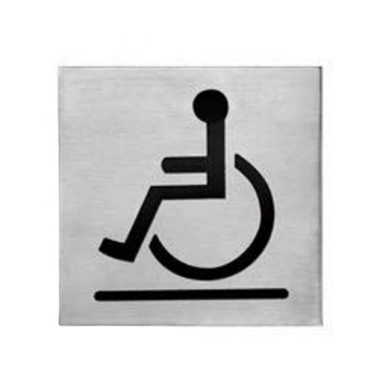 Washroom Metal Toilet Stainless Steel Sign Plated