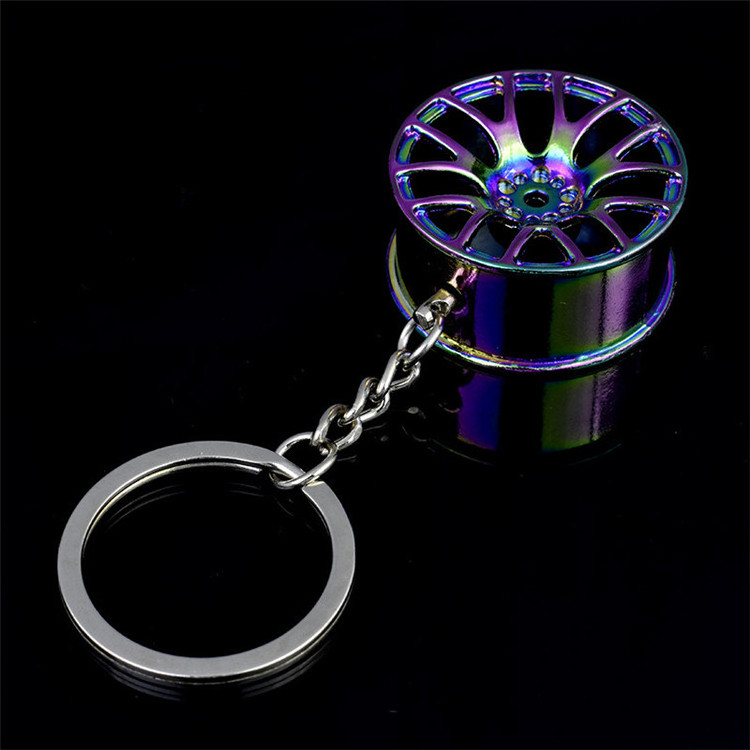 Acid Protection Nickel Free Rainbow Zinc Alloy Lighter Holder Keychain