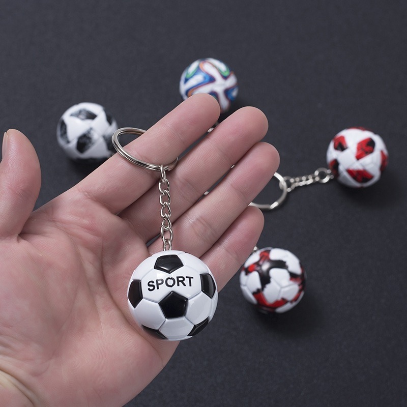 Mini Soccer Ball Keychain Sport Soccer Club Keychains Football Soccer Keychain For Sports Party Favors