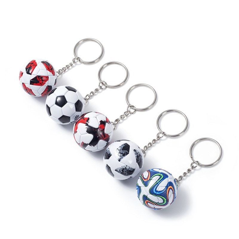 Mini Soccer Ball Keychain Sport Soccer Club Keychains Football Soccer Keychain For Sports Party Favors