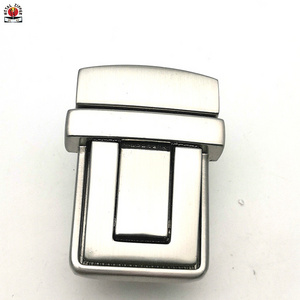 Wholesale Hardware Tongue Press Lock Purse Clasp Bag Lock for Handbag Closure Metal Custom Logo Buckle Zinc Alloy Lock