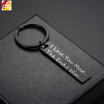 Couples Key chain Set I Love You More Most Key ring,Birthday Wedding Gifts Valentine Day Gifts for Girlfriend Boyfriend