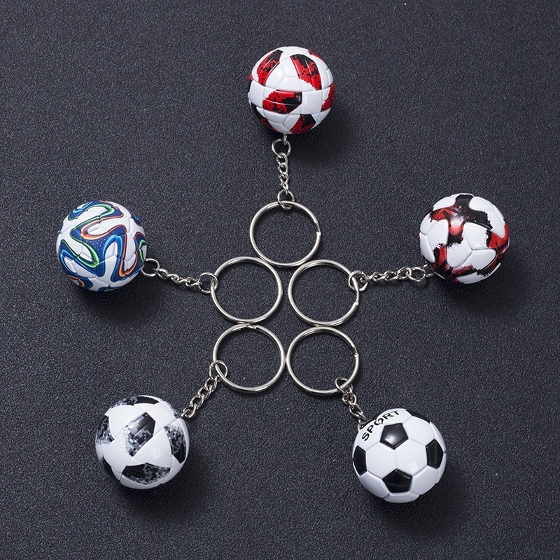 Mini Soccer Ball Keychain Sport Soccer Club Keychains Football Soccer Keychain For Sports Party Favors