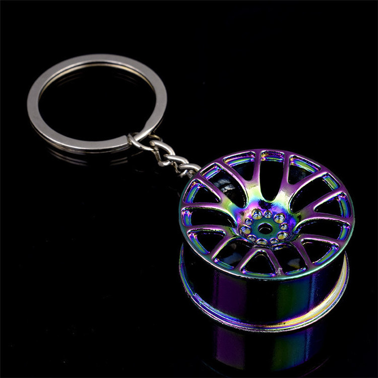 Acid Protection Nickel Free Rainbow Zinc Alloy Lighter Holder Keychain