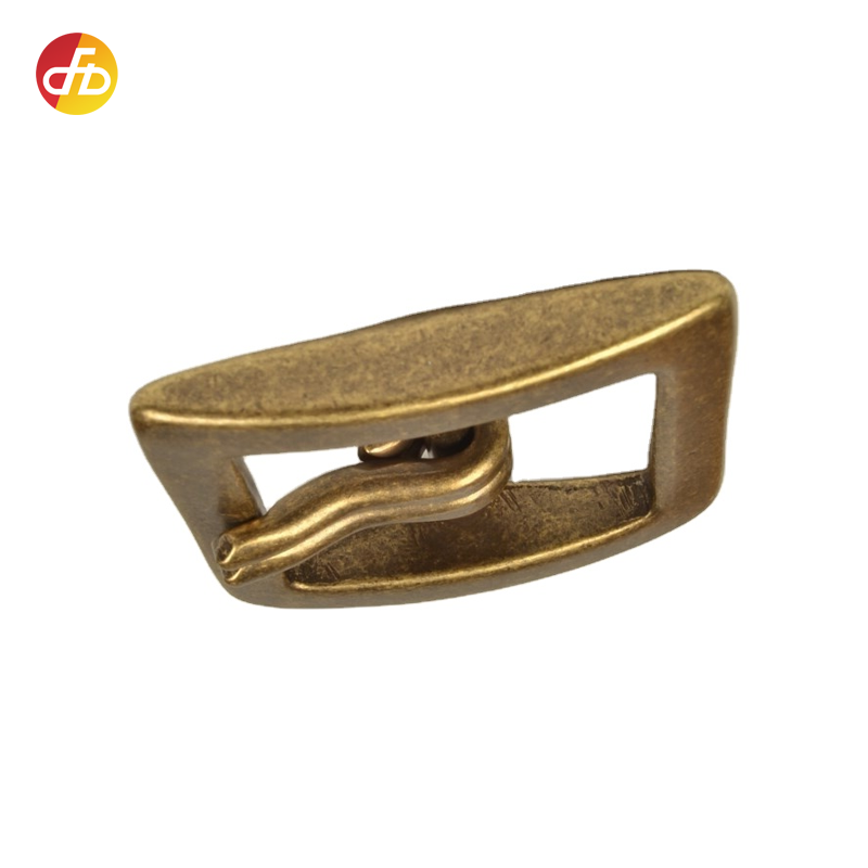 Wholesale Double Pin Belt Buckle 40mm Retro Old Brass Pin Buckle