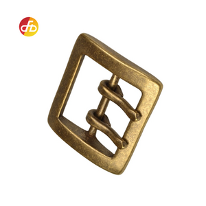 Wholesale Double Pin Belt Buckle 40mm Retro Old Brass Pin Buckle