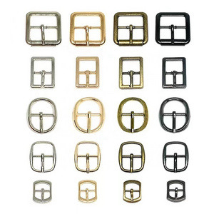 Custom Shoe Pin Buckle Bag Parts Accessories  Single Prong Strap Buckles Center Bar Belt buckle