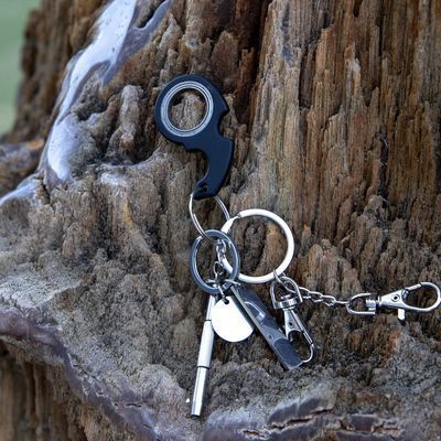 Keychain Spinner Fidget Toy Spinning Keychain Toys Karambit Keychai Key Chain Zinc Alloy Huida for Keys Gifts for Kids Adult Men