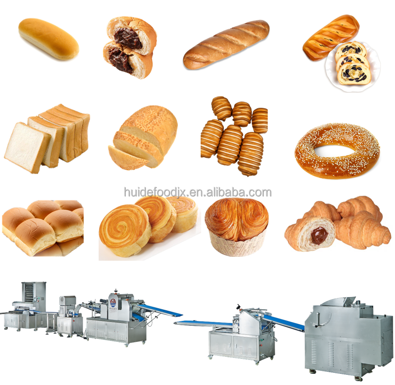 2023 Industrial Automatic Toast Loaf  Bread production Line Bakery Bread Making Machine