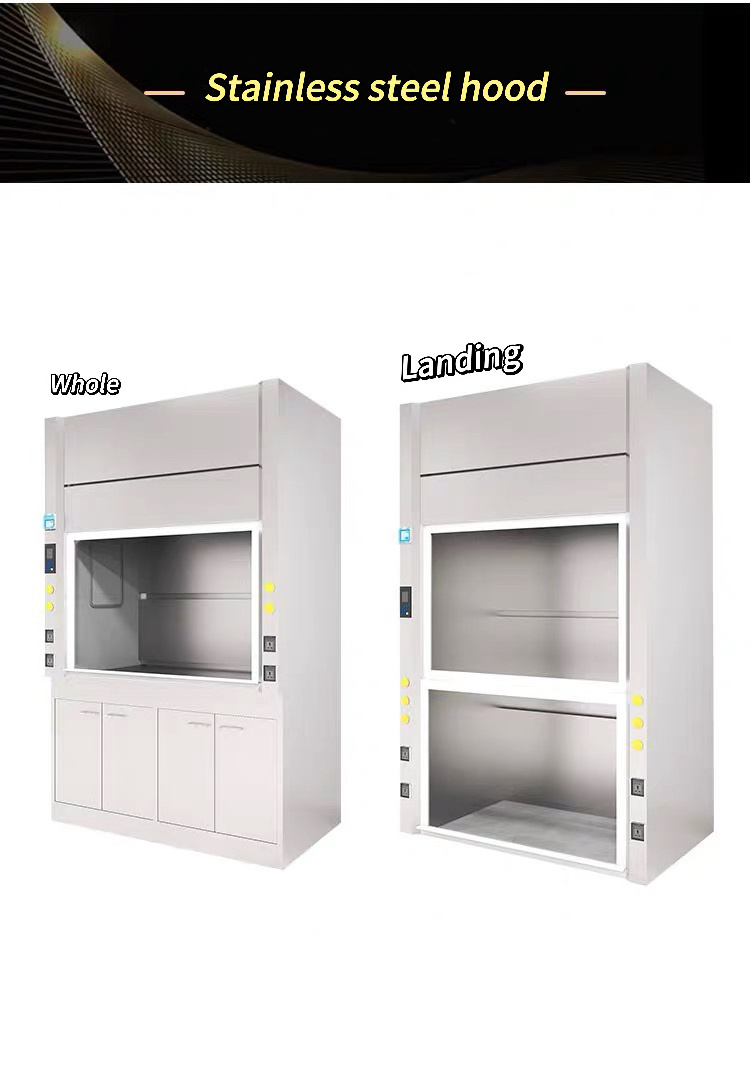 High Quality Laminar Flow Hood Specially Featured Lab Fume Hood Double Lock Function Fume Hood Cabinet