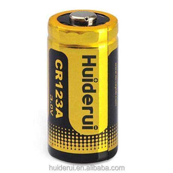 Factory sale Digital Camera Primary Li/MnO2 Battery 3 Volt Cr 123A Cr123A Cr17345 1500Mah 3V Photo Lithium Battery