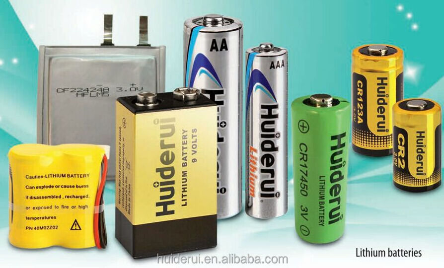 Factory sale Digital Camera Primary Li/MnO2 Battery 3 Volt Cr 123A Cr123A Cr17345 1500Mah 3V Photo Lithium Battery