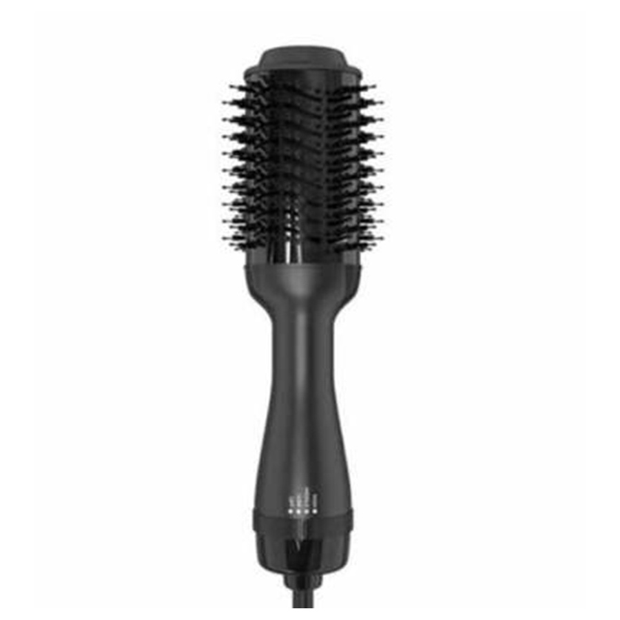 Black EU plug 3 in 1 Professional Hair Comb  Hot air Brush curling iron for Home Salon