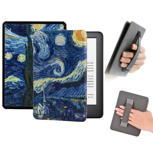 2022 New Design Amz Case Kindle Paperwhite Shockproof PU Cover With Handle Strap For Kindle Case Paperwhite 11th Gen M2L3EK